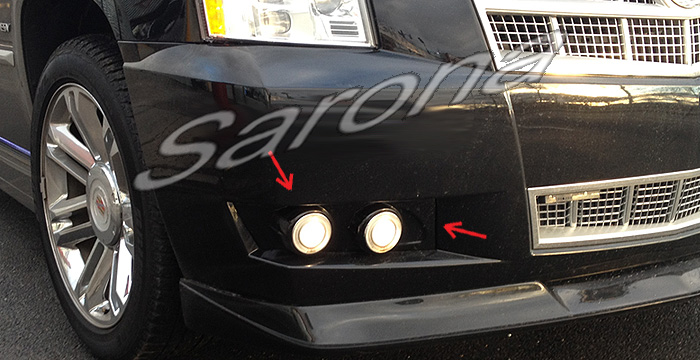 Custom Cadillac Escalade E.X.T.  SUV/SAV/Crossover Fog Lights (2012 - 2014) - $490.00 (Part #CD-003-FL)